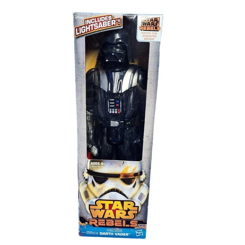 2014 Hasbro- Star Wars Rebels Darth Vader Action‎ Figure - NIB - with lightsaber
